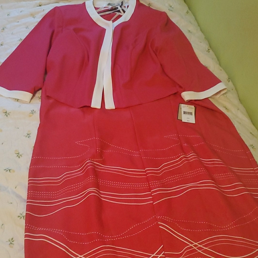 Maya Brooke plus size 2 piece dress